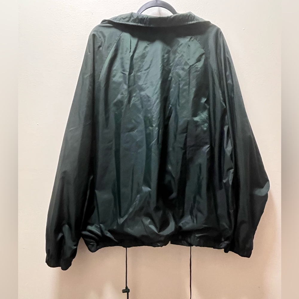 Franklin Sports Y2K Athletic Jersey Lined Windbreaker, Men’s Sz XL, Pine Green - Picture 2 of 6